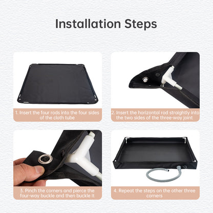 Folding Outdoor Camping Shower Tray Base  - for Pets & Travel