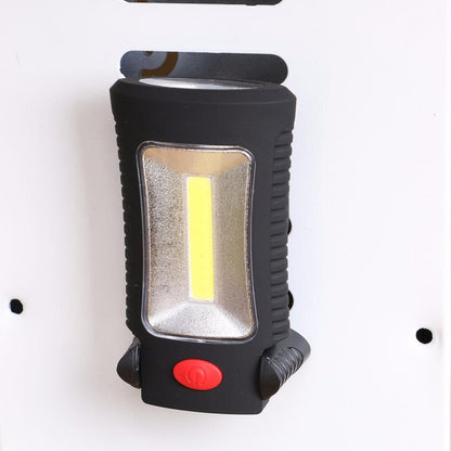 2-Modes COB LED Magnetic Working Folding Hook Hanging Lamp Torch Linternas  Flashlight Handy Lighting Use 3x AAA
