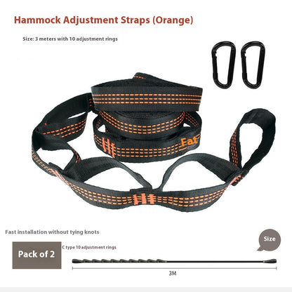 Quick Build Adjustable Distance Bandlet High Strength Polyester Hammock Strap