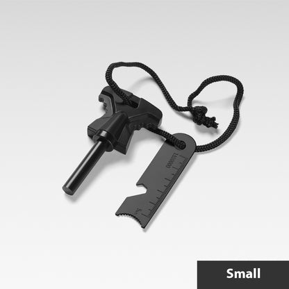 Outdoor Butterfly-shaped Point Firestone With Doctor Blade Bottle Opener Survival Tool