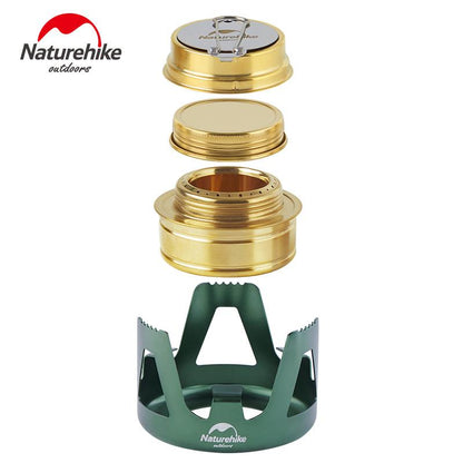Naturhike Brand Stainless Steel Picnic Solid Alcohol Stove Mini Stove kamp malzemeleri Ultra-light Outdoor Camping