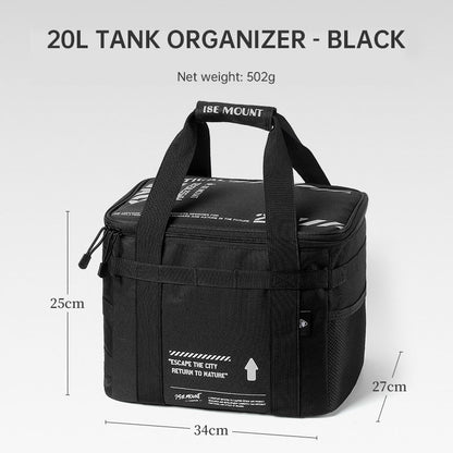 Outdoor Large Capacity Storage Bag 20L Set Pot Cooker Collision Resistant Multifunctional Portable Gas Tank Storage Bag Camping