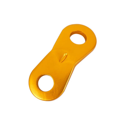 Outdoor Camping Double Eye Rope Buckle Aluminum Alloy Umbrella Rope Buckle Camping Tent Canopy Pull Rope Accessories Wind Rope Buckle Fixed Buckle