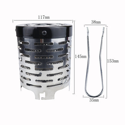 Outdoor Stainless Steel Heating Cover Mini Heating Stove