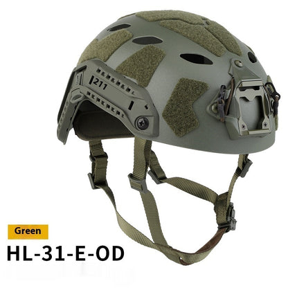 Diamond Hole High Cut Lightweight Tactical Helmet