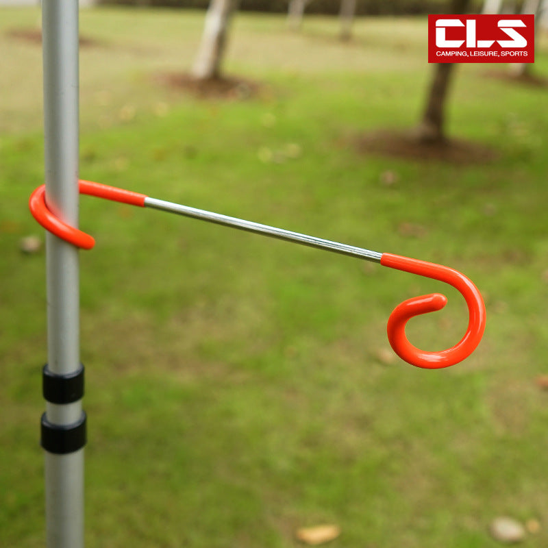 Outdoor Camping Tent Lamp Hook Bold Multi-Function Gas Lamp Hook S-Type Spiral Hook Double Pig Tail Hanger