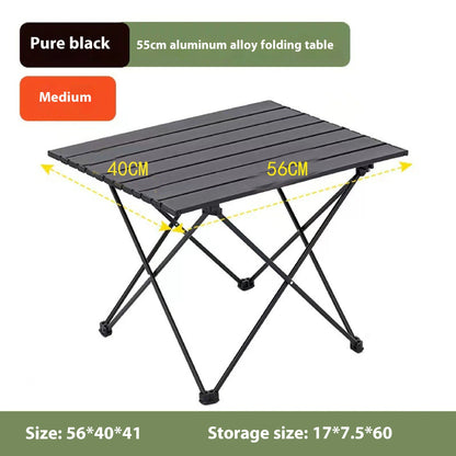 Outdoor Aluminum Alloy Household Portable Ultralight Folding Table