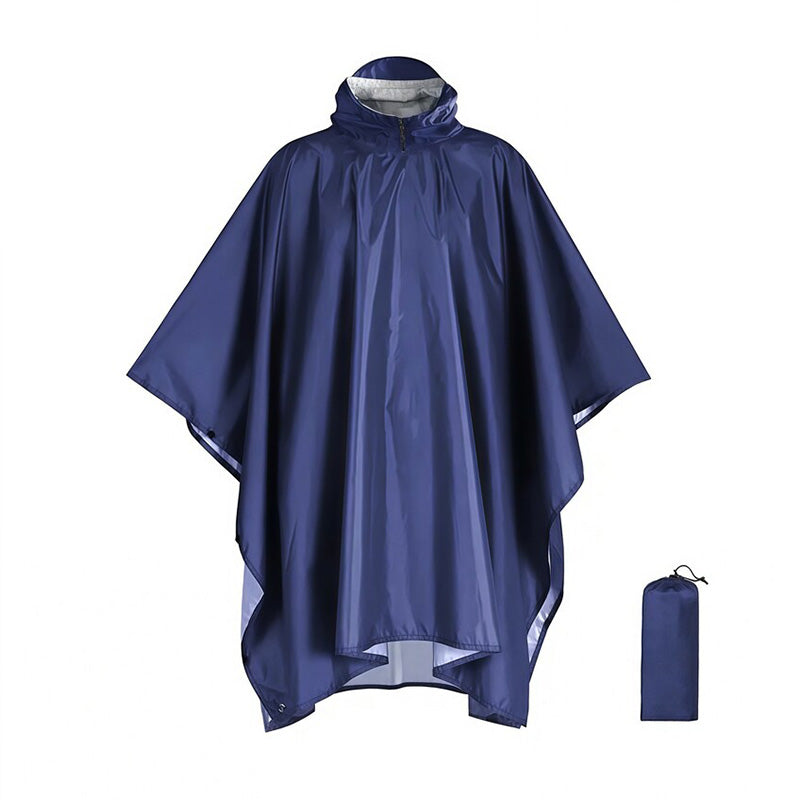 Waterproof Hooded Rain Coat/Poncho: Lightweight, for Outdoor Hiking/Fishing/Climbing (Unisex)