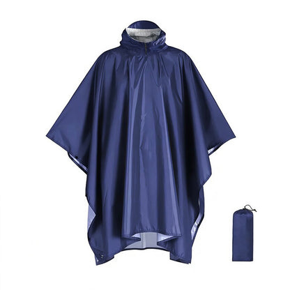Waterproof Hooded Rain Coat/Poncho: Lightweight, for Outdoor Hiking/Fishing/Climbing (Unisex)