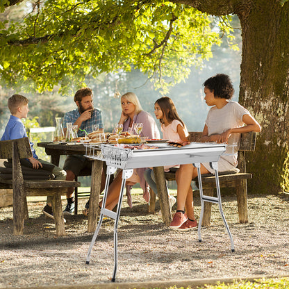 1 0 0x31x71cm Silver Stainless Steel Barbecue