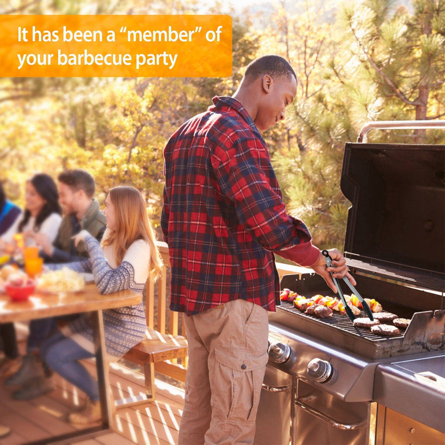 3Pcs Per Set Kitchen Tongs Stainless Steel Locking Food Tongs With Silicon Tips BBQ Cooking Grilling Locking Food Tongs High Heat Resistant 600 Fahrenheit For Grill Salad Spaghetti