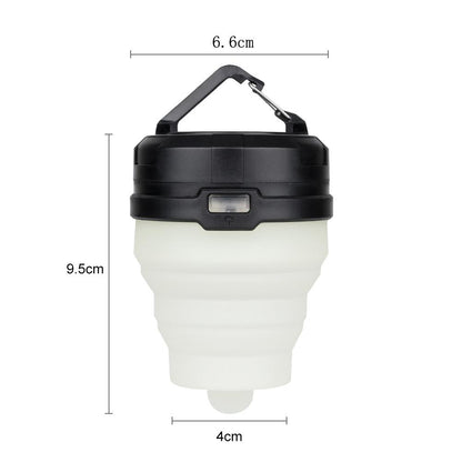 Retractable Camping Light LED Flashlight Portable Lantern 4 Modes Mini Hook Hanging TentEmergencyTorch Outdoor