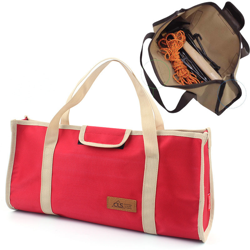 Outdoor Camping Mountaineering Simple Tool Bag Thickened Large Capacity Campsite Nail Hammer Portable Storage Bag