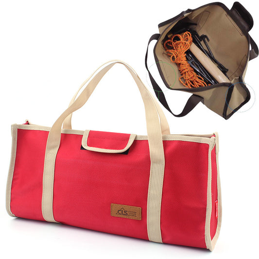 Outdoor Camping Mountaineering Simple Tool Bag Thickened Large Capacity Campsite Nail Hammer Portable Storage Bag