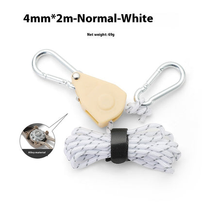 Outdoor Pulley Adjuster Tent Fixator