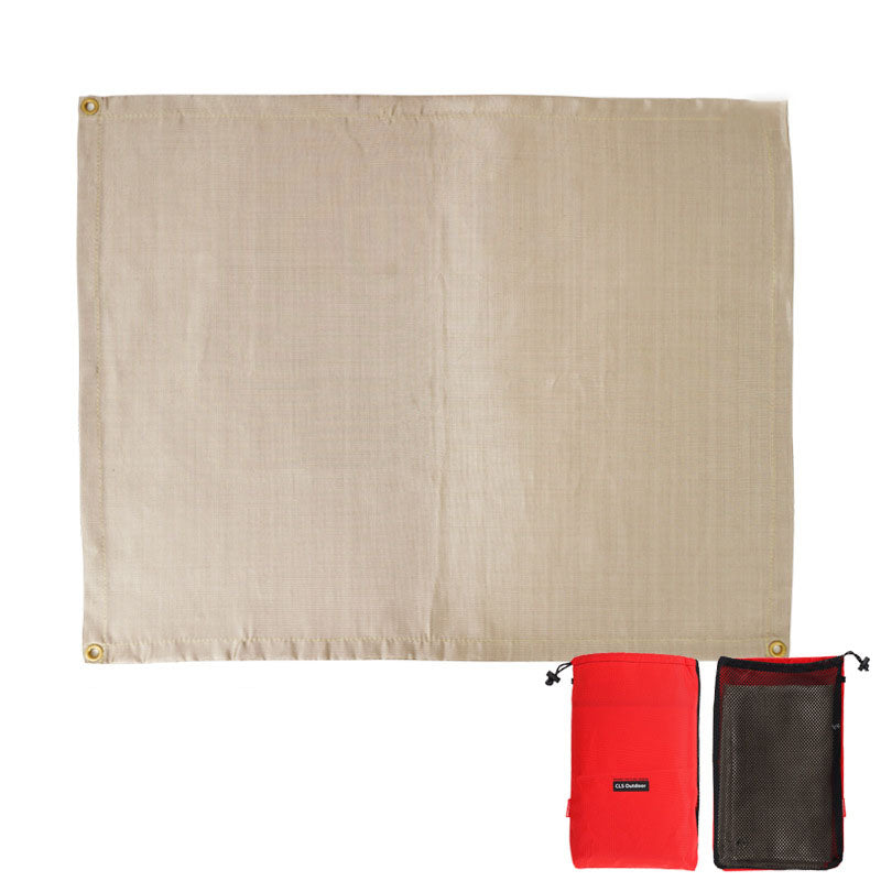 Outdoor Camping Fireproof Cloth Insulation Pad Flame Retardant High Temperature Fire Blanket Glass Fiber Flame Retardant Cloth