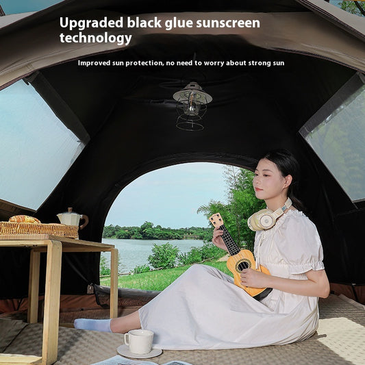 Outdoor Portable Camping Full-automatic Waterproof Sun Protection Easy-to-put-up Tent