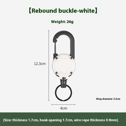Outdoor Camping Tactical Easy Pull Retractable Buckle