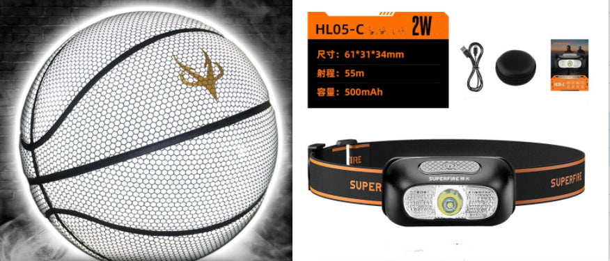 Mini-lampe Frontale LED Rechargeable USB Avec Capteur De Mouvement