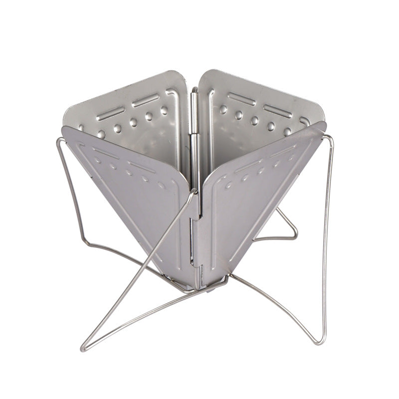 Coffee Drip Rack Outdoor Camping Portable Stainless Steel Folding Funnel Filter Cup Coffee Stove Coffee Grounds Filter
