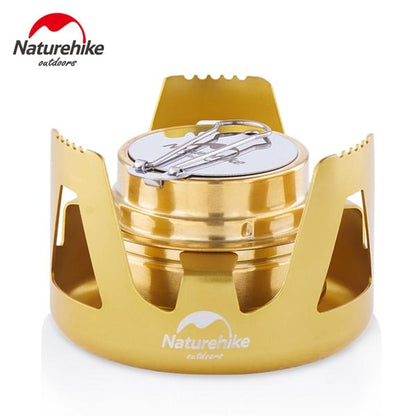 Naturhike Brand Stainless Steel Picnic Solid Alcohol Stove Mini Stove kamp malzemeleri Ultra-light Outdoor Camping