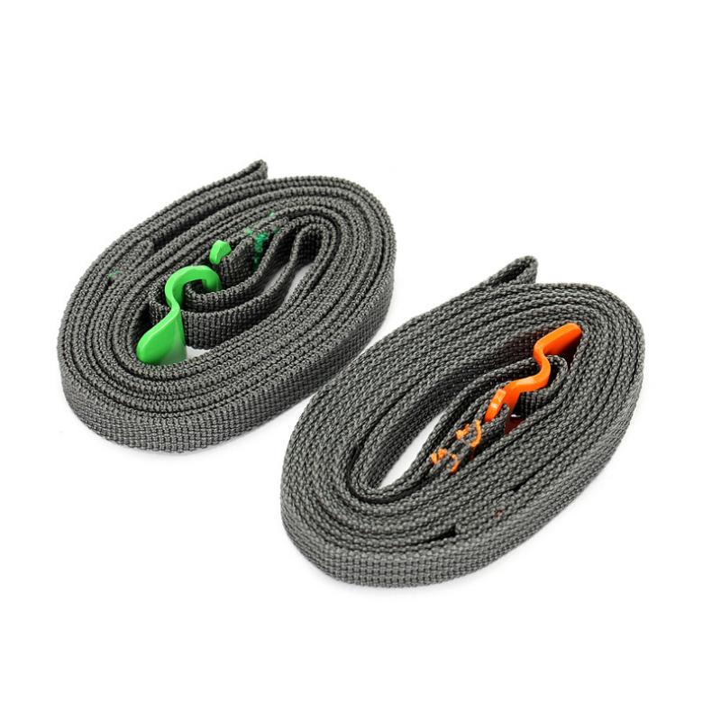 Outdoor tools travel equipment, strapping strap, binding rope, luggage strapping, stainless steel belt, hook and quick solution