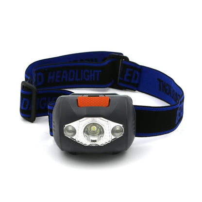 3 LED 800 Lumens 4 Modes Mini Headlamp Outdoor  Waterproof Flash Torch Lantern For Hunting,Use AAA Battery