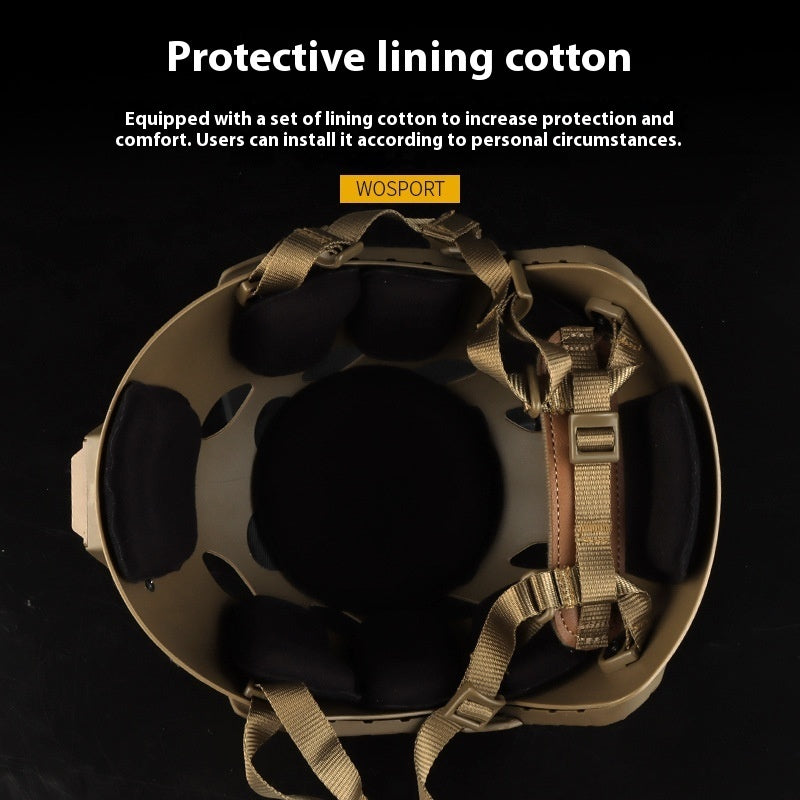 Diamond Hole High Cut Lightweight Tactical Helmet