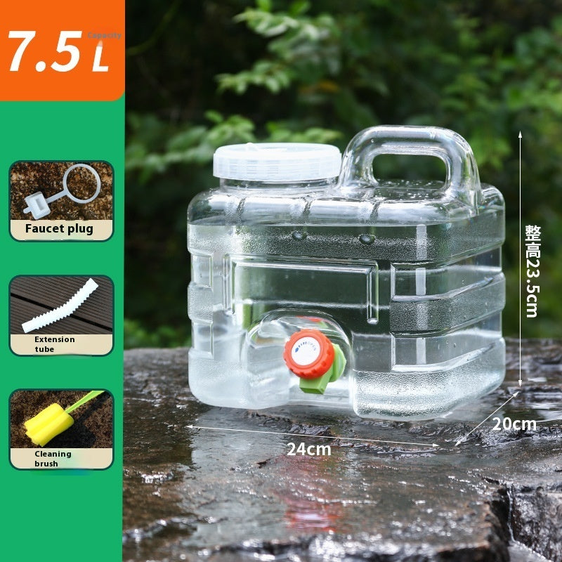 Outdoor Bucket Household Water Breaker Car Camping With Faucet