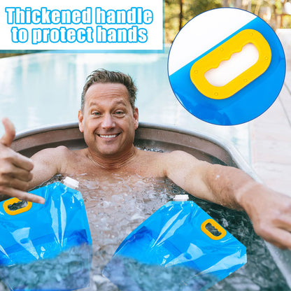 2 Packs Ice Bath Bags, Large Capacity Bathtub Water Bag For Home Cold Plunge Accessories For Cold Water Plunge Tub Portable Ice Bath Bag 10L,Amazon Is Banned