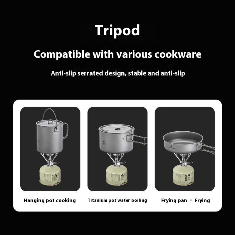 Mini Folding Integrated Stove Outdoor Ultra-light Gas Furnace Portable Picnic Stove