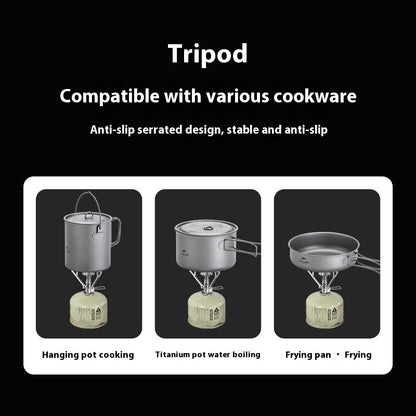 Mini Folding Integrated Stove Outdoor Ultra-light Gas Furnace Portable Picnic Stove