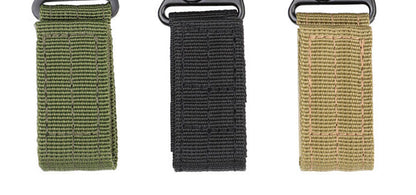 Outdoor military fan woven strap tactical eagle beak buckle travel backpack external hanging quick retrieval keychain