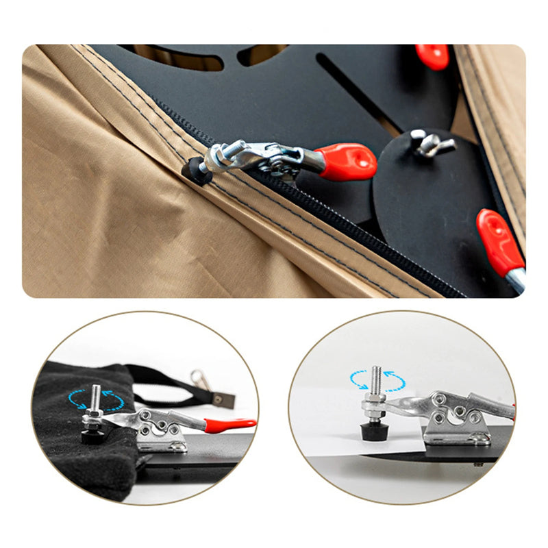 Stainless Steel Hot Tent Stove Jack Highly Flame Retardant for Fireplace Tent Accessory Camping Tent Accessories