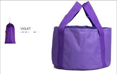 Multi-Purpose Outdoor Travel Portable Folding Bucket Foot Bucket Washbasin Camping Bucket Enlarged