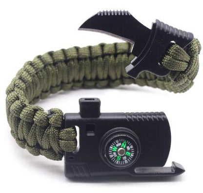 Braided Bracelet  Multi-function Paracord Survival  Outdoor Camping Rescue Emergency Rope