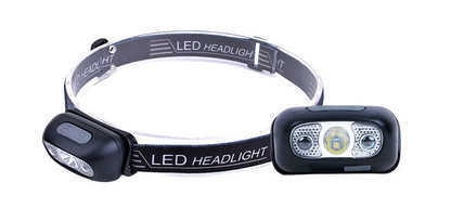 Induction Headlight Strong Rechargeable Headlight Night Lighting Convenient To Use Flashlight Cycling Light