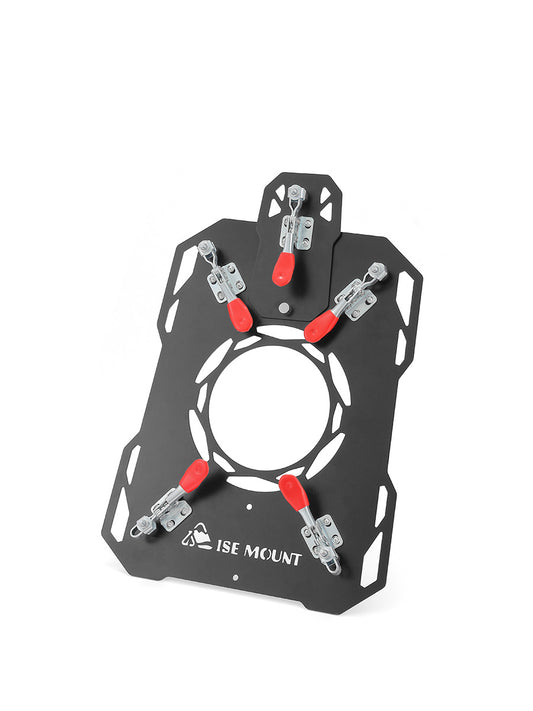 Anti-ironing board for chimney of outdoor tent stove aluminum alloy open-free fire-retardant board for camping firewood stove