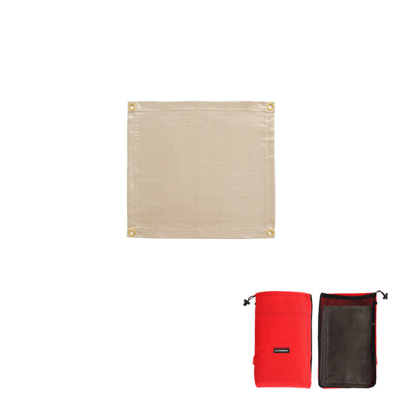 Outdoor Camping Fireproof Cloth Insulation Pad Flame Retardant High Temperature Fire Blanket Glass Fiber Flame Retardant Cloth
