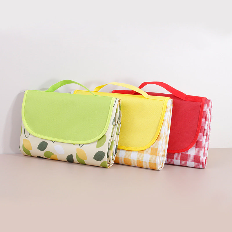 Outdoor Picnic Mat Camping Picnic Moisture Proof Mat Portable Seat Cushion Thickened Waterproof Picnic Cloth Outing Tent Floor Mat