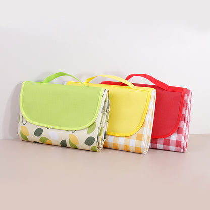 Outdoor Picnic Mat Camping Picnic Moisture Proof Mat Portable Seat Cushion Thickened Waterproof Picnic Cloth Outing Tent Floor Mat