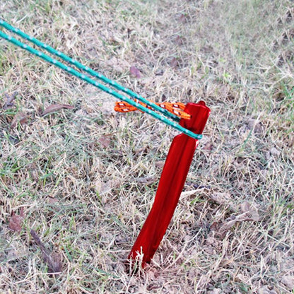 Shinetrip 4pcs  25cm  Aluminium alloy screw trigone nails Camping Sandbeach Swirled Shape Tent Peg with Pull Cord