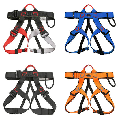 Outdoor Safety Belt Climb Rock Safety Harness Tree Climbing Half Body Harness For Women Men Children Ideal Gift For Rock Climber
