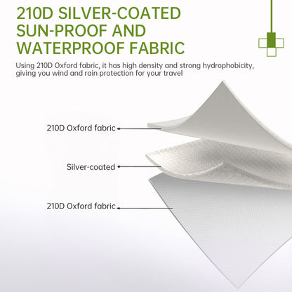 Large Multifunctional Outdoor Zipper Tents for Camping - Water - Repellent, Rainproof, Sunscreen, for Multiple People