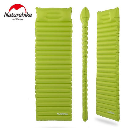Naturehike Sleeping Pad Fast Filling Air Bag Super Light Camping Mat With Pillow Portable Beach Mat For Rescue Life Cushion