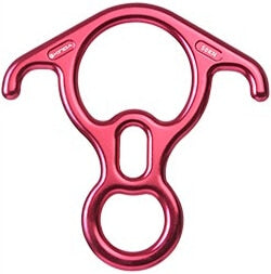 Xinda rock climbing descender OX Horn 8 descender ring downhill eight ring with Bent-ear Rappelling Gear Belay Device Equipment