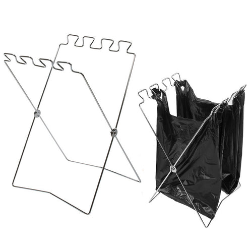 Outdoor Garbage Bag Bracket Sundries Storage Rack Hanger Foldable Portable Storage Bracket