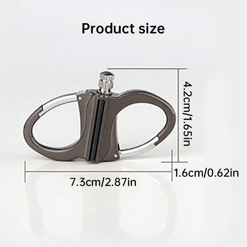 2025 Metal Keychain Lighter, ignite, waterproof, black