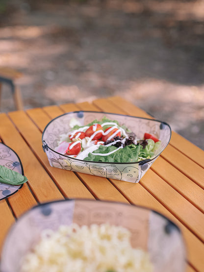 Outdoor Folding Tableware Portable Bowl Dinner Plate Coffee Filter Funnel Water Cup Multipurpose Combination Tableware Set