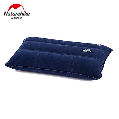 Naturehike Portable Outdoor Inflatable Pillow Sleeping Gear Inflated Compressed Folding Non-slip Suede Fabric Travel